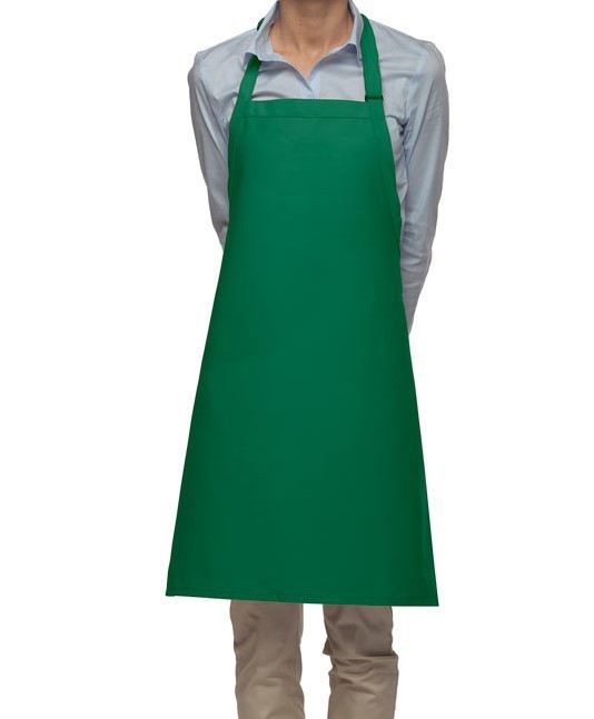 Mid Length Bib Aprons in Kelly Green